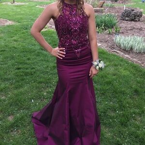 Morilee Madeline Gardner Halter Prom Dress size 4